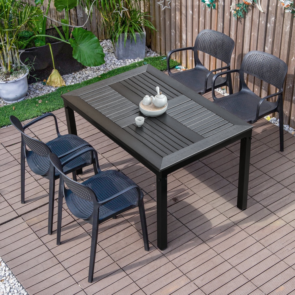 PH-120 * 80cm table et 4 chaises