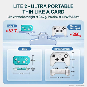 8BitDo Lite 2 Wireless per il Controller di gioco Bluetooth per Nintendo interruttore Lite Android & Raspberry Pi 8bitdo Joystick & Gamepad