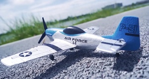2025最新P51遥控飞行战斗机滑翔机玩具2.4Ghz Z63电动EPP形式遥控中型成人飞机模型 - Product Image 3