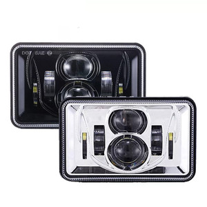 DOT承認のスクエアトラックヘッドランプ4x 6 "<span class=keywords><strong>LED</strong></span>ヘッドライト密閉型ビームヘッドライトトラックアクセサリー