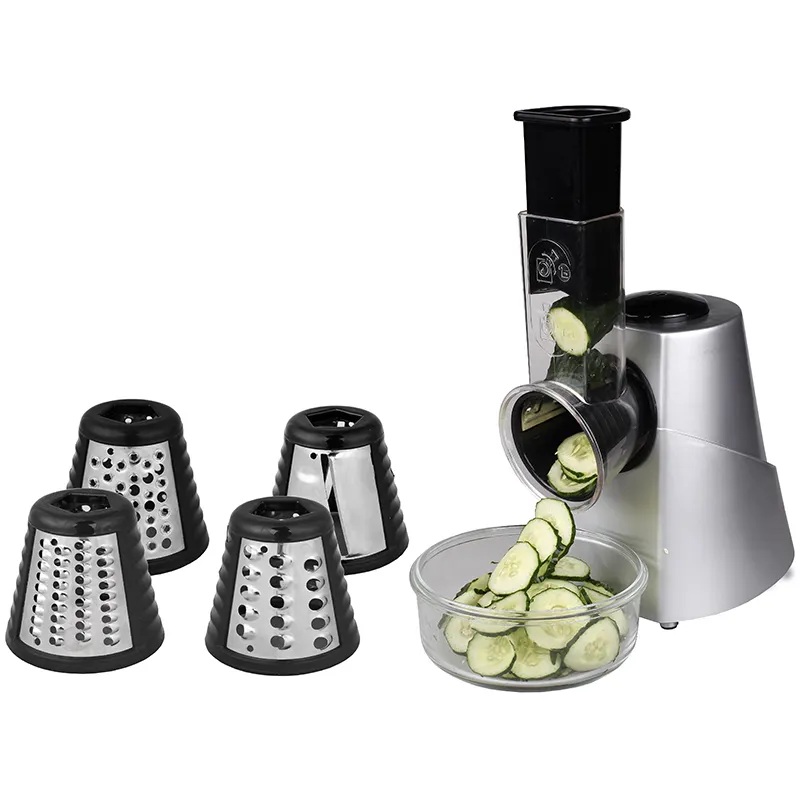 Picadora de alimentos, cortador de verduras, rebanador de verduras, picadora de plástico de 150W, herramientas para frutas y verduras