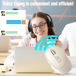 ポータブルコンピューターコードレスマウス2400DPI音声入力翻訳2.4G音声AIスマートマウスforOfficeラップトップコンピューターAI音声 - Product Image 4