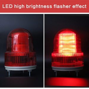 Luz de advertencia de sirena de alarma audible y visual de alto decibelio con altavoz impermeable para sistema de seguridad del hogar - Product Image 2