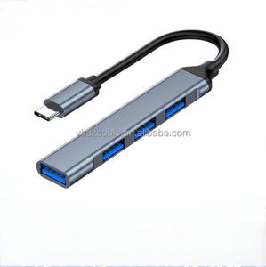 Type-C เป็น USB Splitter set Hub3.0 1ถึง4 USB หลายพอร์ตขยายคอมพิวเตอร์ฮับ USB Extender - Product Image 1