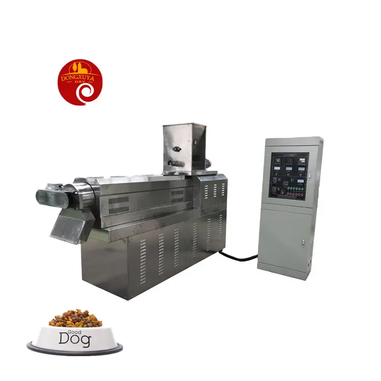 Best seller professionale in acciaio inox per uso alimentare Pet Dog Pellet macchine per la lavorazione di estrusori alimentari