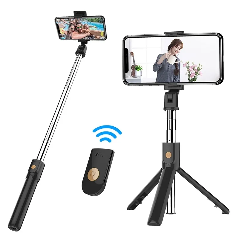 Portatile Selfie Stick Remote Control Tripod Handphone Live Photo Titolare Treppiede Macchina Fotografica Self-Timer Artefatto Asta