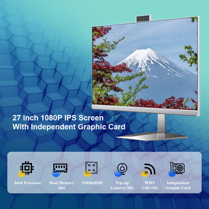 New 27-Inch All-<strong>in</strong>-One <strong>Desktop</strong> PC Core I7/i5/i3 9500 Gaming <strong>Computer</strong> <strong>with</strong> LCD Display - Product Image 4
