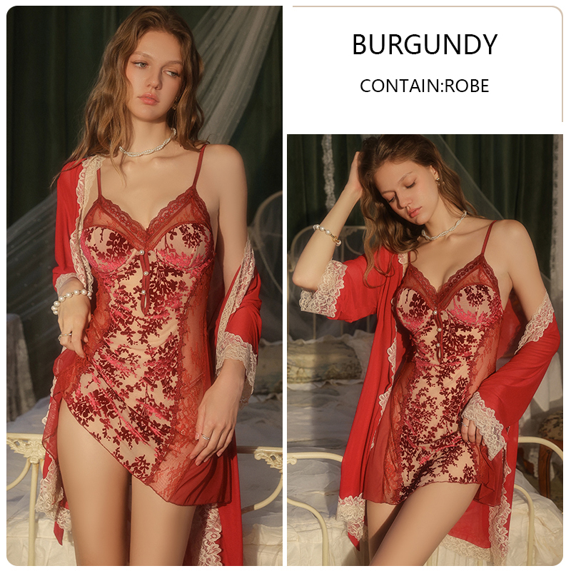 robe bordeaux -6285