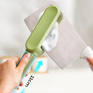 Toptan 4 1 bıçak temizleyici mutfak çatal bıçak fırça kalemtıraş çatal çubuklarını bıçak ve çatal temizleme fırçası - Product Image 2