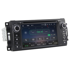 3G WiFi 6.2 "1 Din Android 9.0 dört çekirdekli 2G + 16G araç DVD oynatıcı oynatıcı pusula kalibre Sebring 300C Grand Cherokee Wrangler yolculuk - Product Image 4