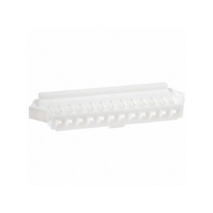 PCB Connectors DF1B-12ES-2.5RC 12P Receptacle Rectangular Connector Housings 2.50mm Panel Mount Snap-In DF1B12ES2.5RC White - Product Image 1