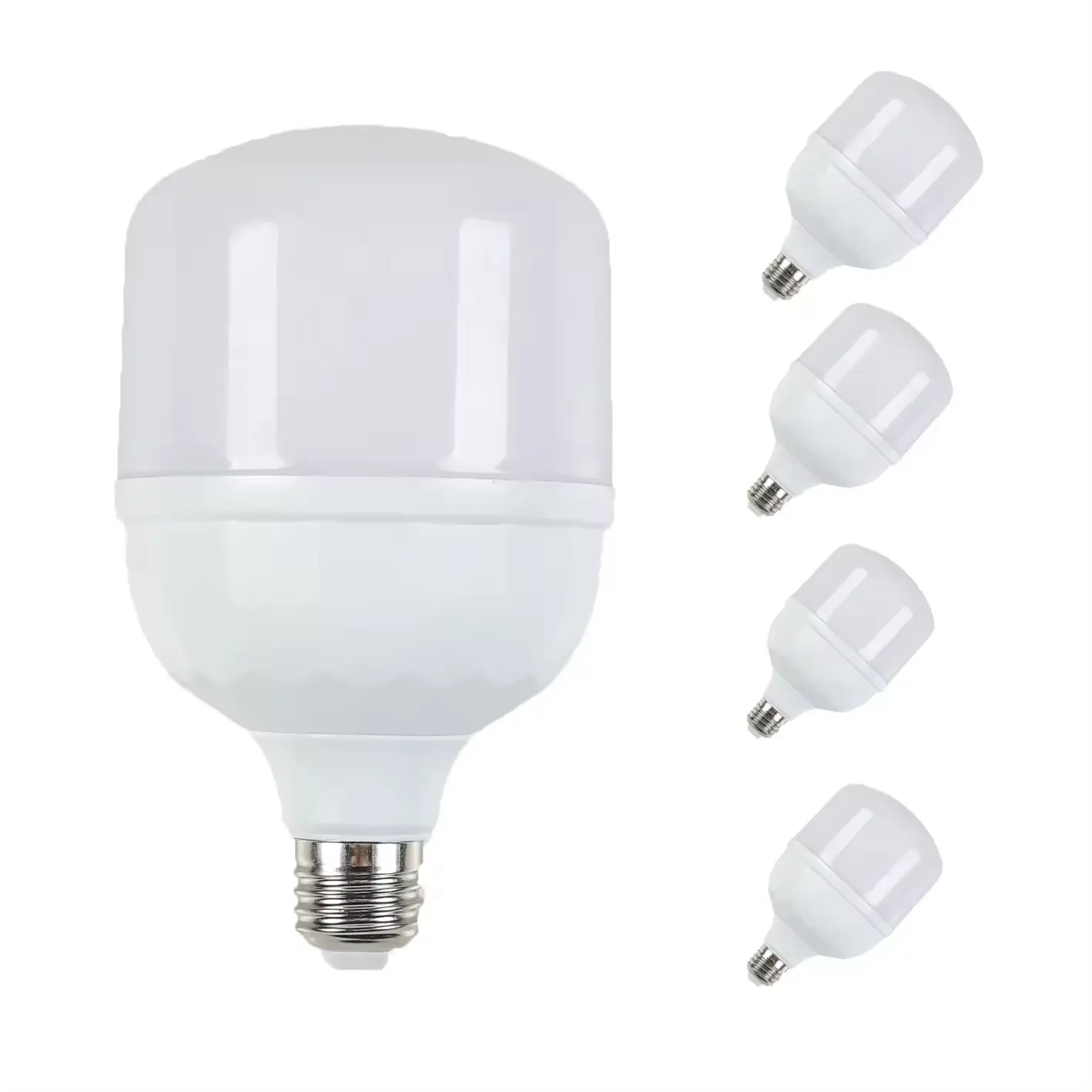 مصباح LED بمنفذ OEM خاص بقوة 5 واط و10 واط و15 واط و20 واط و30 واط و40 واط و50 واط و60 واط طراز B22 E27 Les Ampoule Led Pour Maison