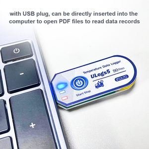 High Accuracy Waterproof IP67 Usb <strong>Temperature</strong> <strong>Data</strong> <strong>Logger</strong> Disposable <strong>Data</strong> <strong>Logger</strong> Automatic PDF Report - Product Image 3