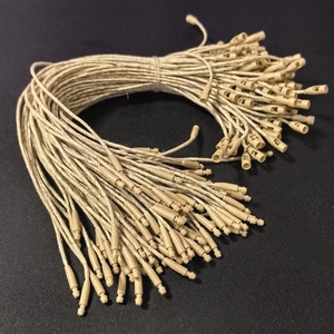 Custom logo Plastic hang <strong>Tag</strong> Cord Hangtag Seal <strong>String</strong> <strong>Loop</strong> for Garment - Product Image 6