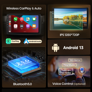 Junsun V1 EU Stock Wireless CarPlay Android Auto Navigation für SUZUKI Splash Ritz 2004-2010 Auto Autoradio Multimedia Video - Product Image 4