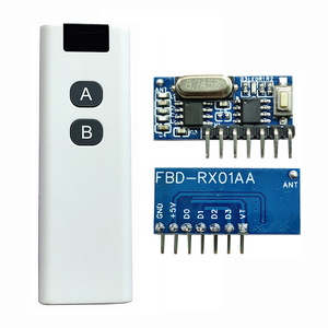 Rf kabellose fernbedienung 433 MHz Lerncode Ev1527 Fernbedienung Deckenventilator Fernbedienung und Empfänger - Product Image 1