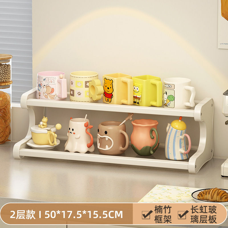 Tea and water storage rack 2-50 white