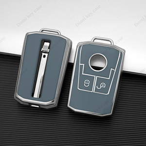 DM Mercedes Benz için yüksek kalite araba anahtarı kapağı Logo olmadan acil anahtar ile 2 düğme araba anahtarı Fob durumda svorwholesale toptan - Product Image 4