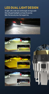 フォグランプ右/左3インチRGBフォグライト車フォグライトh 1 3.0 LEDフォグランプ - Product Image 5
