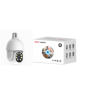 Cámara IP con bombilla de 4MP 360 Panorama Smart Life Camera tuya Visión nocturna Bombilla Lámpara Cámara IP inalámbrica Seguridad inteligente WiFi
