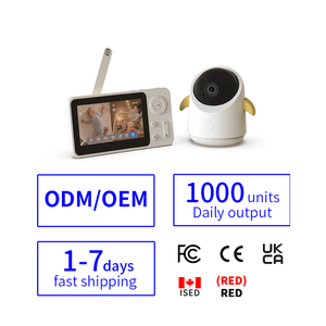 การตรวจสอบทารกภายในแบบสองทางพร้อมกล้องเฝ้าระวังการป้อนอาหารและการแจ้งเตือนการให้อาหารกล้องและพี่เลี้ยงโทรศัพท์แอปมือถือรองรับ - Product Image 1