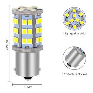 1156 Led ampul 24 volt Luz Led Para Carro Ba15s Led 24 Volt anahtarı arka Led dönüş sinyali P21w koşu işık fren lambası Amber ışık - Product Image 2