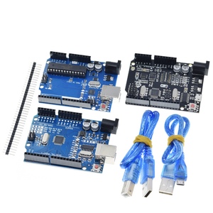 UNO için R3 resmi kutusu ATMEGA16U2 / UNO + WiFi R3 orijinal ATMEGA328P çip CH340G Arduino geliştirme kartı için WeMos ESP8266