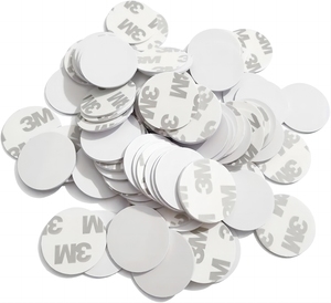 125kHz RFID moneta adesivo per alberghi PVC/ABS/PET plastica 20mm/25mm/30mm frequenza 13.56MHz Chip T5577 per tessera - Product Image 3