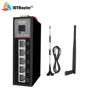 Long Range Wireless 4G <strong>WiFi</strong> M2M Router for Device Monitoring with DI DO WAN <strong>LAN</strong> Rs485 to 4G/<strong>wifi</strong> Router Gateway - Product Image 2