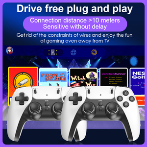 Noston 2.4G Wireless Dual Controller 64GB Console per videogiochi Online con impugnatura Smart per gioco PS1 compatibile con Set-Top Box USB - Product Image 3