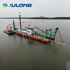 Draga de succión con cortador de oro flotante con bomba de motor de caja de cambios y equipo de dragado de arena de motor a la venta - Product Image 6