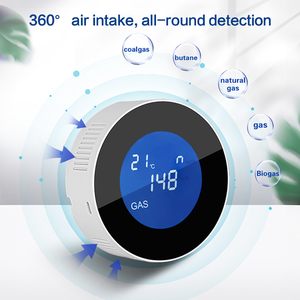 Tuya wifi אלחוטית lcd תצוגת גז גלאי גז טבעי 4-1 אבטחת הבית חכם dc5v usb usb - Product Image 4