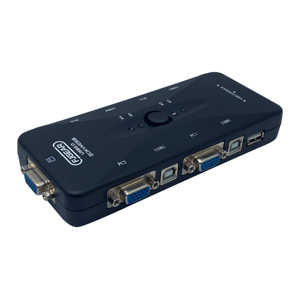 FJ-4UK FJGEAR手动4端口4进1出USB VGA Kvm交换机支持1920*1440 USB2.0 vga KVM交换机即插即用 - Product Image 4