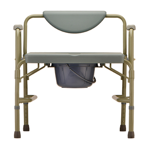 Adjustable Heavy Duty <strong>Commode</strong> Chair with Drop-Arm &amp; Extra Wide Seat Bathroom Toilet <strong>Commode</strong> - Product Image 2