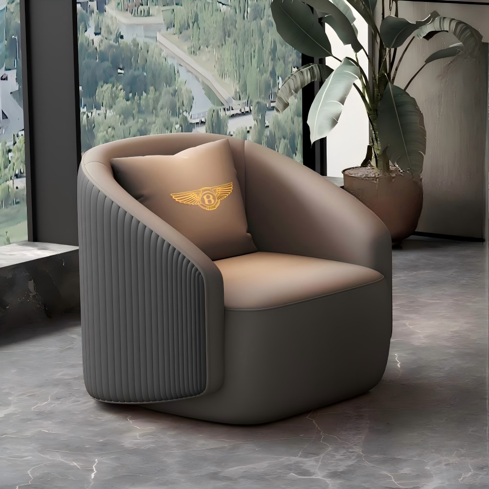 Single chair (light gray)