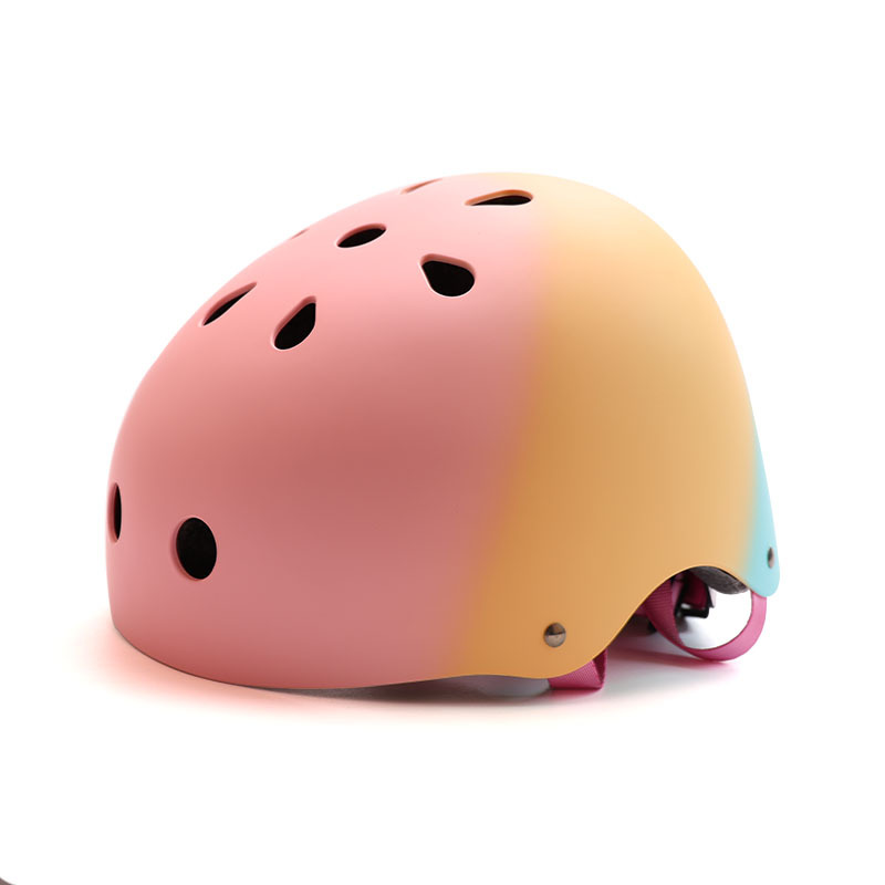 Casque de fleur de prunier bleu jaune rose