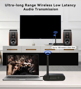 Transmisor y receptor de audio digital inalámbrico AKAudio 2,4G Entrada y salida TX RX RCA con amplio rango de 20 metros - Product Image 4