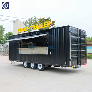 Camptrl di động thực phẩm Xe tải cà phê Pizza thực phẩm Trailer đầy đủ trang bị 20ft container Nhà hàng với nhà bếp container Cafe Bar - Product Image 1