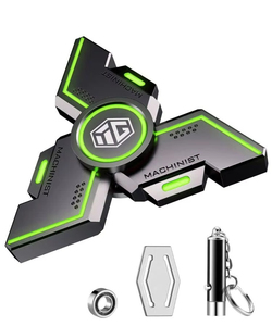 <span class=keywords><strong>Spinner</strong></span> antiestrés de Metal brillante para aliviar la ansiedad, juguete de enfoque ADHD, <span class=keywords><strong>Spinner</strong></span> de mano duradero para descompresión del aburrimiento para adultos - Product Image 6