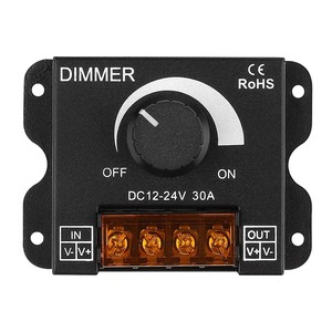 DC 12V/24V 30A PWM manopola di regolazione luminosità Dimmer striscia luce LED per luce a singolo colore LED - Product Image 6