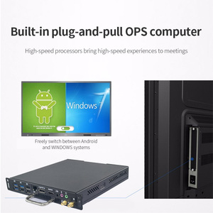 Встроенный компьютерный Процессор I3/i5/i7 подключаемый Тип для электронной Конференц-доски, обучающая машина «все в одном»