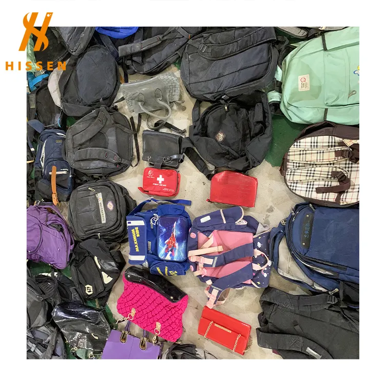 China Lieferant Mehr schicht folien Einweg zellkulturen Boho Frau Kinder Tasche gebrauchte Taschen Ballen aus zweiter Hand