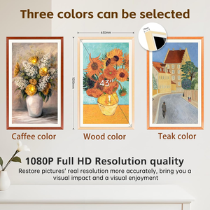 Bán Buôn 4K Ảnh Kỹ Thuật Số & <span class=keywords><strong>Video</strong></span> Khung Với Ứng Dụng Điều Khiển Từ Xa Màn Hình Cảm Ứng Phát Lại <span class=keywords><strong>Video</strong></span> Android OS Wi-Fi 32/43/55 Inch - Product Image 2