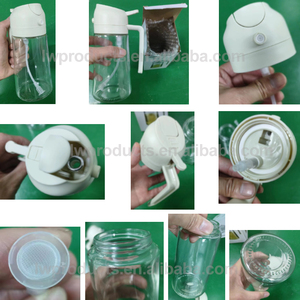 470ml thủy tinh dầu ô liu phun chai 2-in-1 dầu quả và phun cho nấu ăn nhà bếp Nồi chiên không khí salad BBQ - Product Image 4