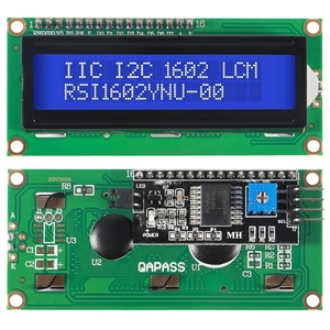 LCD1602 1602 <strong>LCD</strong> Module <strong>16x2</strong> Character <strong>LCD</strong> <strong>Display</strong> PCF8574T PCF8574 IIC I2C Interface 5V Blue / Yellow Green Screen