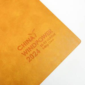 Venta al por mayor personalizado A5 con correa elástica PU diario cuaderno impreso marca Logo diario Bloc cuaderno de notas de cuero PU - Product Image 2