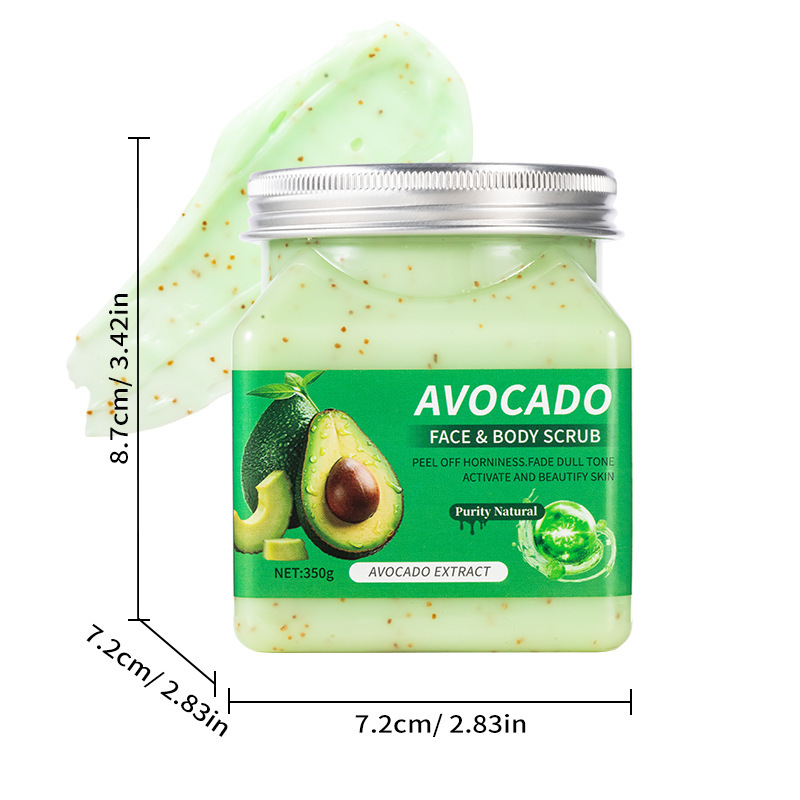 Avocado scrub 350g-for foreign trade only