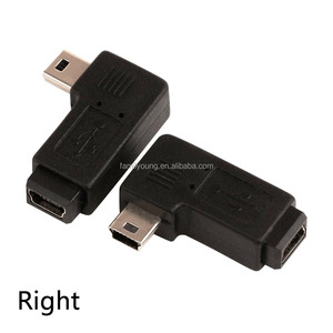 迷你USB 5针公母扩展适配器90度左右倾斜迷你USB连接器适配器 - Product Image 6
