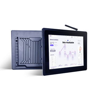 Fanless <strong>Embedded</strong> Economy Front 6*USB 2*RS232IP65 PCAP Multi-touch 10.1 15 18.5 21.5 Inch J1900 All in One Industrial Panel PC - Product Image 1