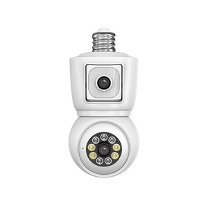 3MP UHD ICsee приложение с двумя линзами Bluetooth E27 PTZ IP-купольная камера AI Humanoid обнаружения полноцветный CCTV Домофон Радионяня - Product Image 1